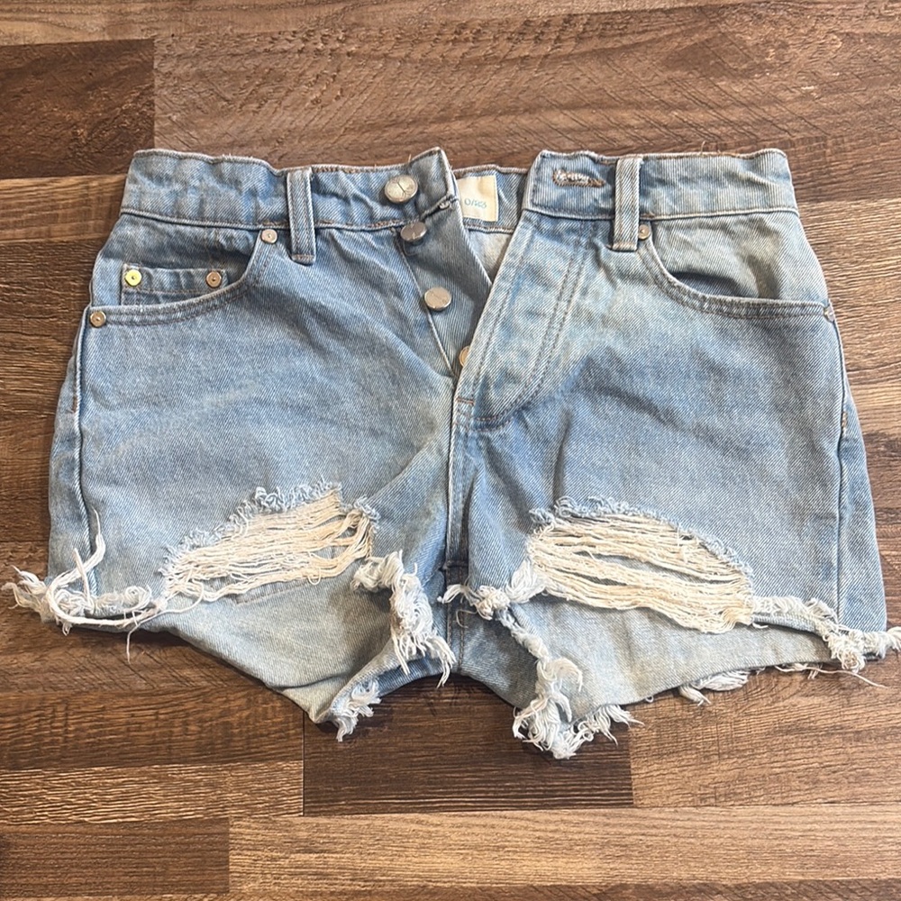 Denim Distressed Women Shorts
